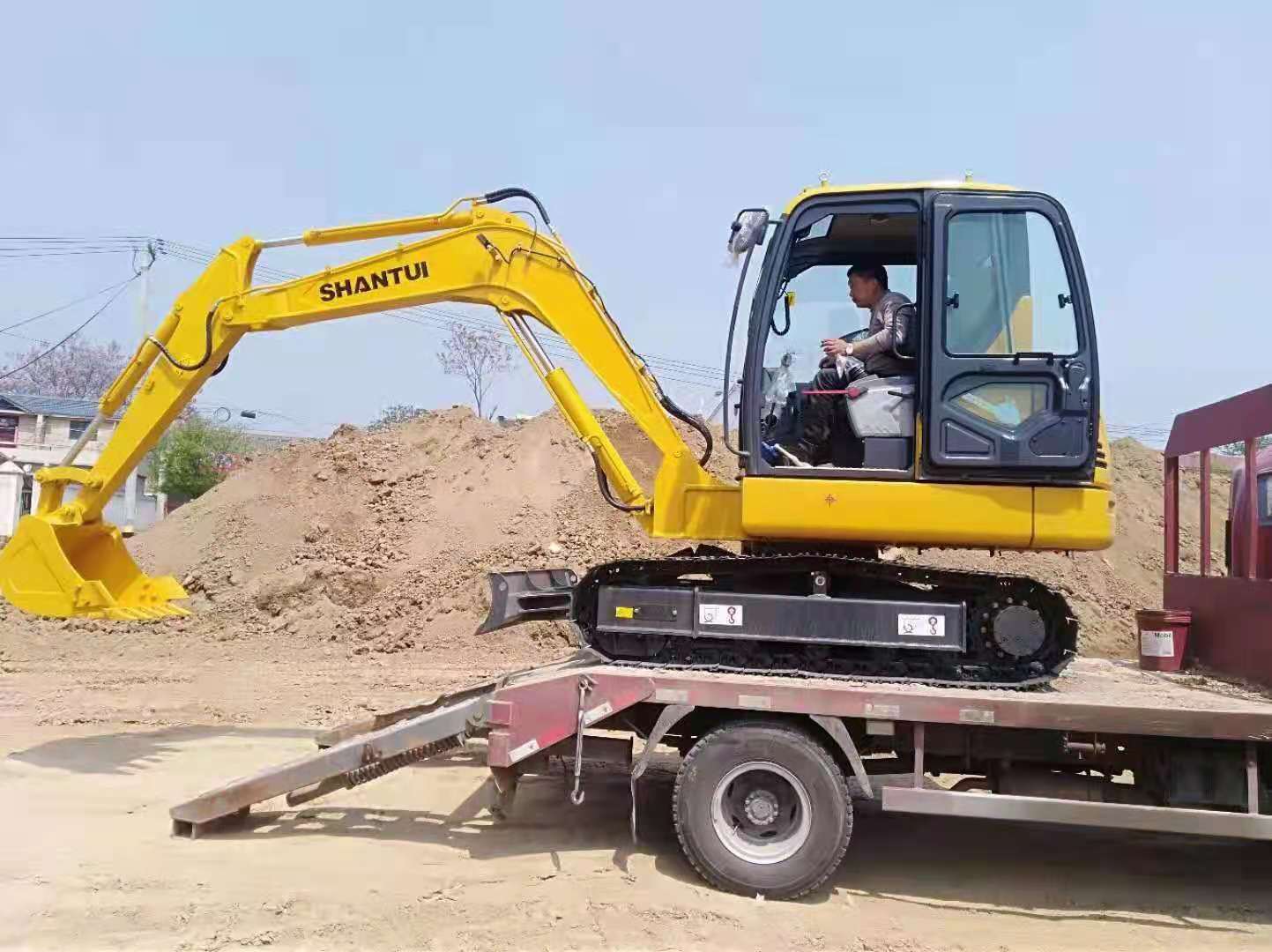 客戶喜提山推60挖掘機(jī)